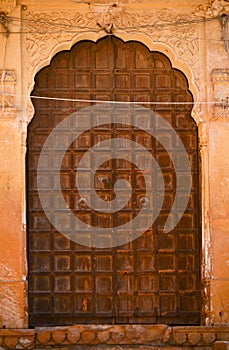 Indian fort window jharokha door