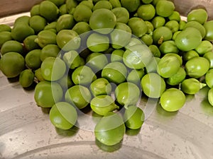 Indian Fresh sweet green peas