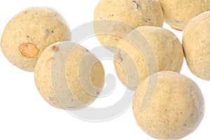 Indian Ghee Balls Isolated