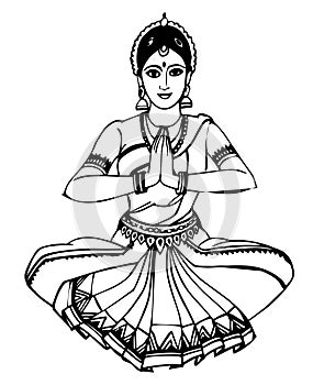 Indian girl - Dancing photo