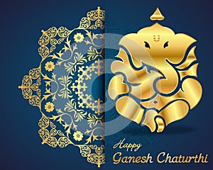 Indian god ganesha, happy ganesh chaturthi card