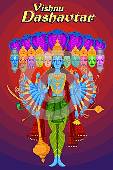 Indian God Vishnu Dashavatar