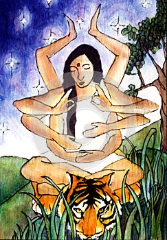 Indian Goddess Durga