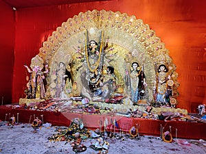 Indian Godess Maa Durga Idol