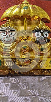 Indian gods , in Golden color, mostly popularity in odishaha state