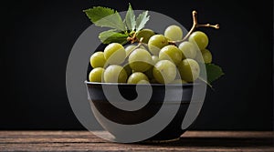 Indian Gooseberry (Amla) on black background