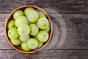 Indian gooseberry fruits  Amla, phyllanthus emblica