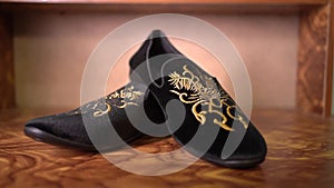 The Indian Groom shoes with traditional Dress