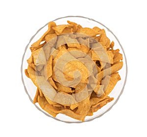 Indian Healthy Deep Fried Soya Chips Tea time Snack