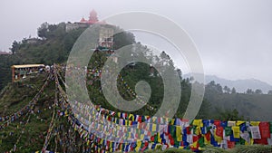 Indian himachal temple forest beauty