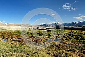 The Indian Himalaya - Karakorum mountains range - Tso Kar Lake