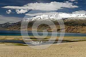 The Indian Himalaya - Karakorum mountains range - Tso Kar Lake
