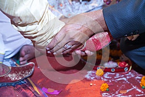 Indian Hindu Wedding ritual - Var puja