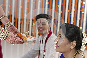 Indian hindu wedding rituals photo