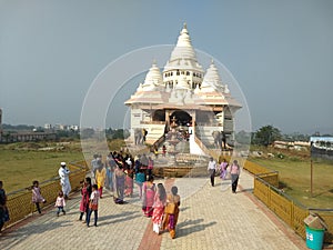 Indian historical temple from dehu photo