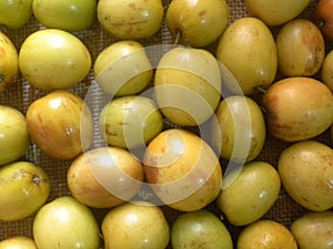 Indian jujube fruits