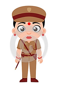 Indian, Lady, Police, Inspector & Characters
