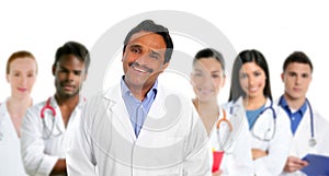 Indian latin expertise doctor multi ethnic doctors photo