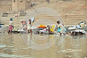 Indian Laundry in Varanasi