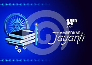 Indian leader Dr Bhimrao Ambedkar Jayanti background