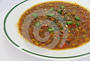 Indian Lentil and Tomato Soup