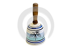 Indian little Bell on a white background