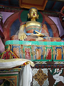 Indian lord buddha in temple
