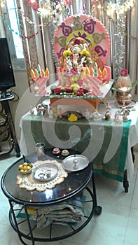 INDIAN LORD GANESHA IN RESIDENCE AREA photo