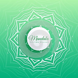 Indian mandala pattern design background