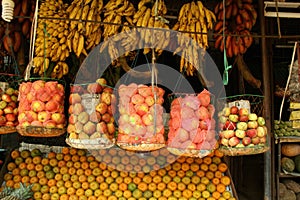 Indian market stall