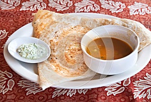 Indian masala dosa