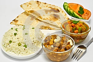 Indian Meal with Chickpeas