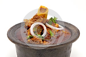 Indian meat dish or mutton curry