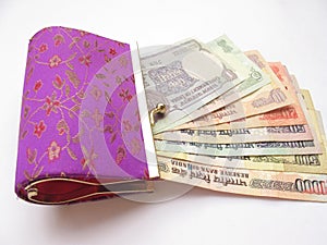 Indian Money and Purse