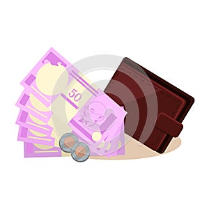 Indian Money Vector Illustration