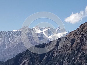 Indian mountain rohatang pass in himachal