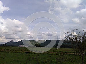 Indian mountain rohatang pass in himachal