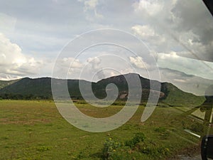 Indian mountain rohatang pass in himachal