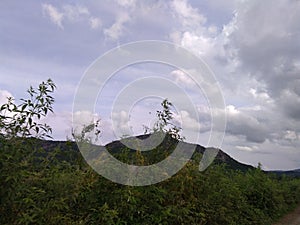 Indian mountain rohatang pass in himachal