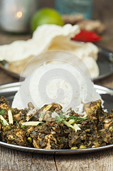 Indian murgh palak