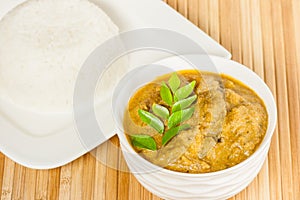 Indian Mutton Curry and Rice