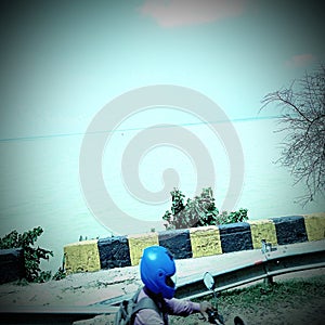 Indian nice river from kulpi