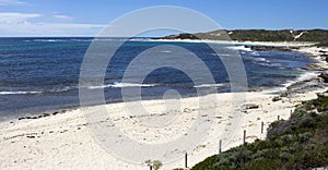 Indian Ocean at Margaret River Western Australia in early summer