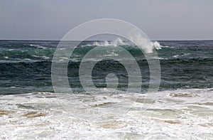 Indian Ocean waves off Yallingup beach photo