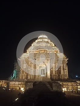 The Indian Odisha beautiful sun temple