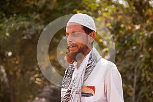 Indian old islamic man