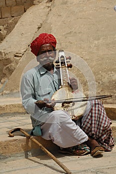 Indian Old man in getup