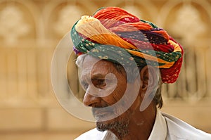 Indian Old man in getup