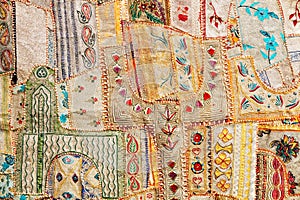 Indian patchwork carpet