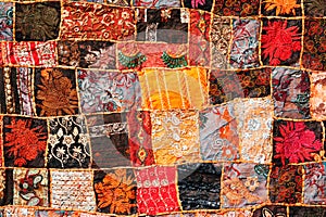 Indian patchwork carpet